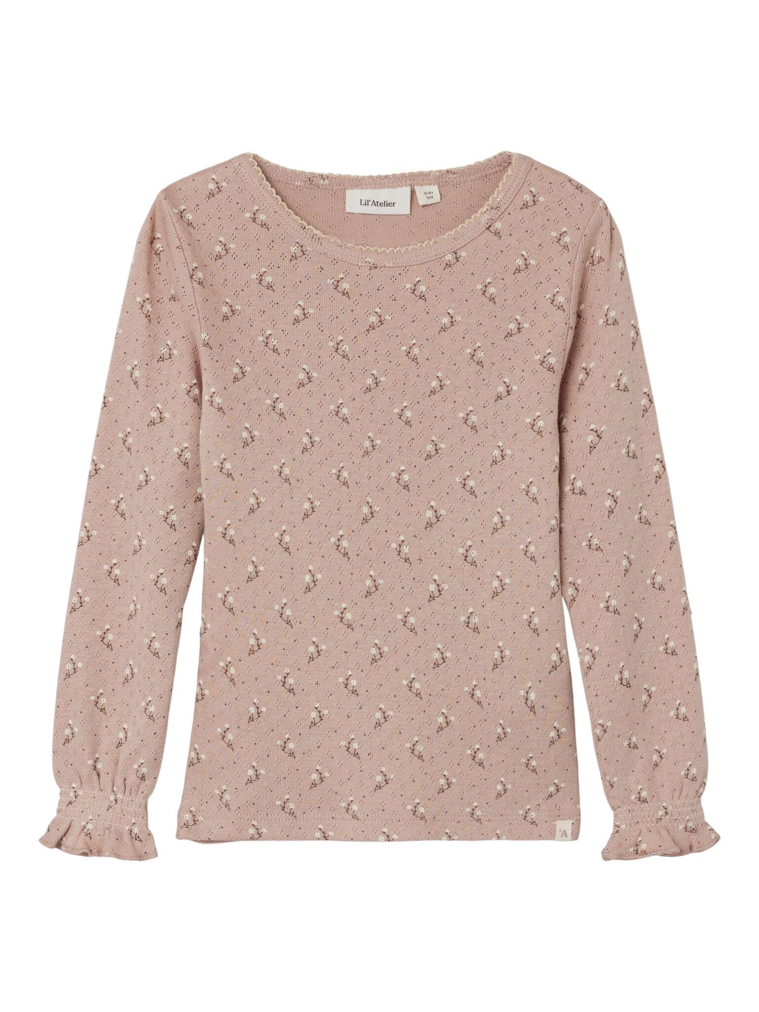 Lil Atelier Rachello Slim Shirt - Nougat - 92 cm