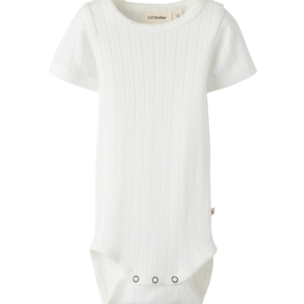 Lil Atelier Rachels SS Slim Body - Coconut Milk - 56 cm Lil Atelier Rachels SS Slim Body - Coconut Milk - 56 cm