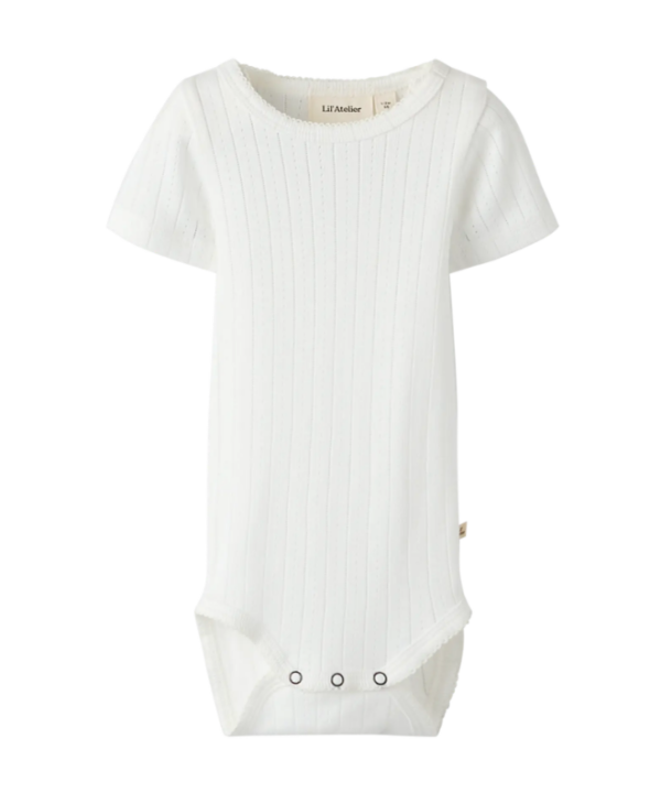 Lil Atelier Rachels SS Slim Body - Coconut Milk - 56 cm