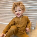 Lil Atelier Rajo Boxy Top Golden Brown - 98