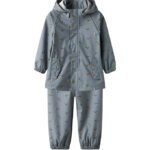 Lil' Atelier Regntøj m. Seler - PU - NmmLaDry10 - Tradewinds/Wha