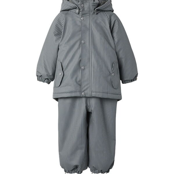 Lil' Atelier Regntøj m. Seler/Vattering - PU - NmmLadry10 - Ulti