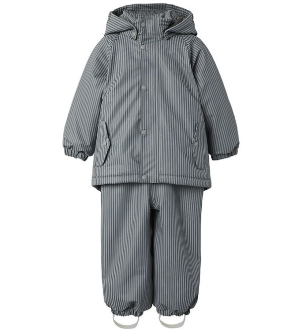 Lil' Atelier Regntøj m. Seler/Vattering - PU - NmmLadry10 - Ulti