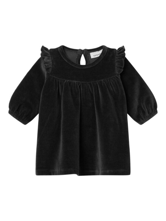 Lil Atelier Rimia Velour Kjole - Periscope - 56 cm Lil Atelier Rimia Velour Kjole - Periscope - 56 cm