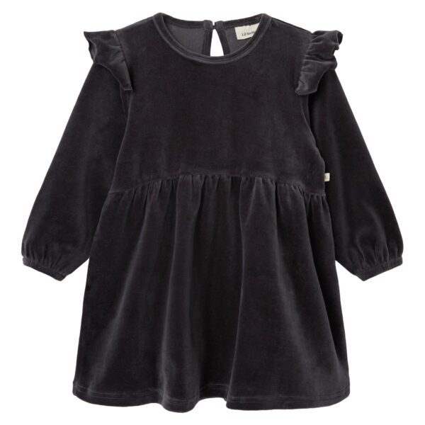 Lil Atelier Rimia Velour Kjole - Periscope - 92 cm