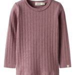 Lil Atelier Rita Sig LS Top - Nostalgia Rose - 92 cm