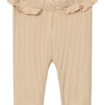 Lil Atelier Rita Slim Leggings - Wood Ash - 56 cm