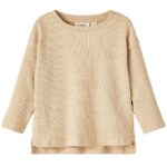 Lil Atelier Rolf Bluse - Warm Sand - 92 cm