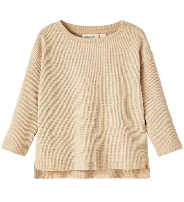 Lil Atelier Rolf Bluse - Warm Sand - 92 cm