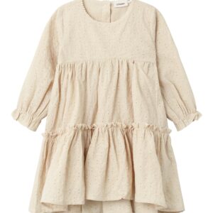 Lil Atelier Rumina Dress - Wood Ash - 92 cm