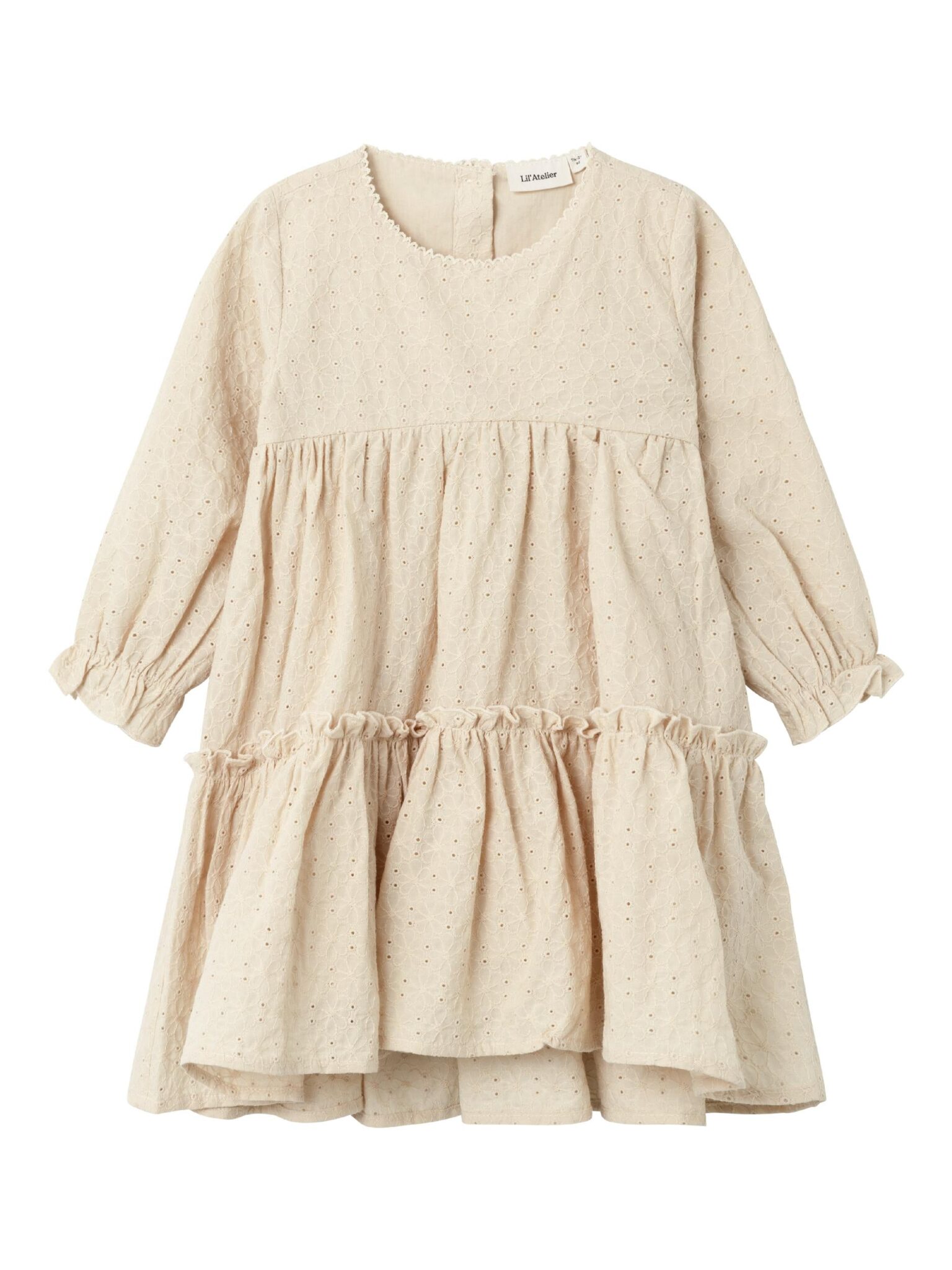 Lil Atelier Rumina Dress - Wood Ash - 92 cm