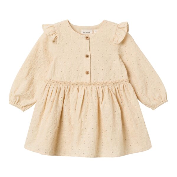 Lil Atelier Rumina Loose Dress - Wood Ash - 56 cm