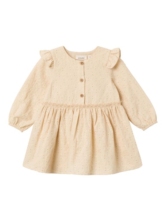 Lil Atelier Rumina Loose Dress - Wood Ash - 56 cm Lil Atelier Rumina Loose Dress - Wood Ash - 56 cm