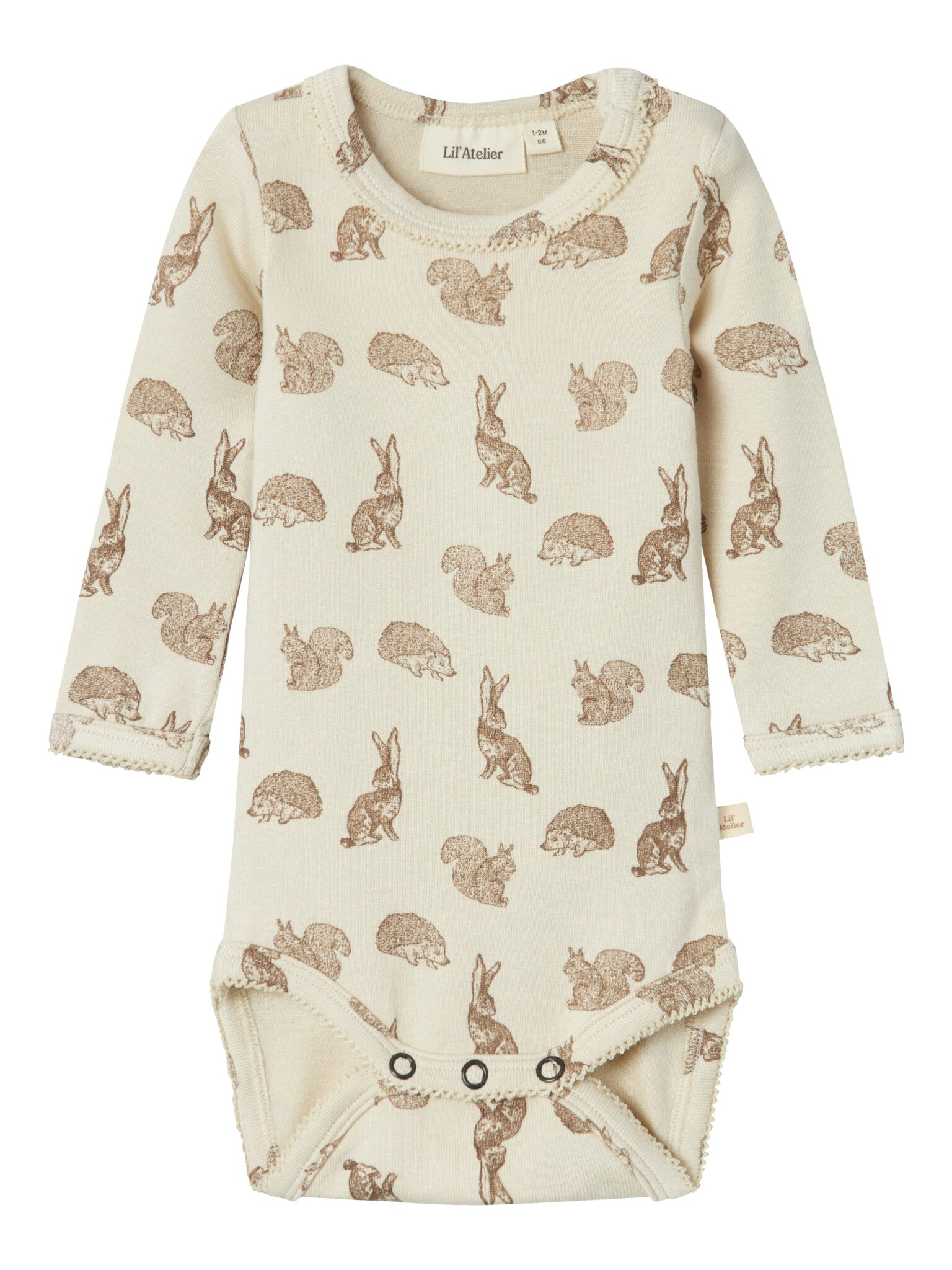 Lil Atelier Saba Slim Body - Turtledove - 56 cm