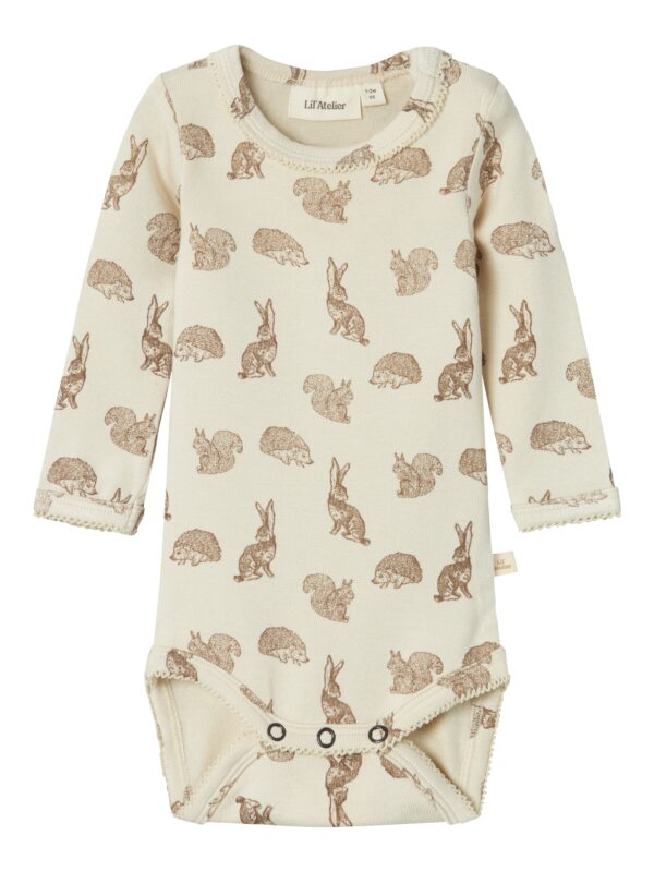 Lil Atelier Saba Slim Body - Turtledove - 56 cm