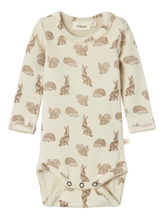 Lil Atelier Saba Slim Body - Turtledove - 56 cm