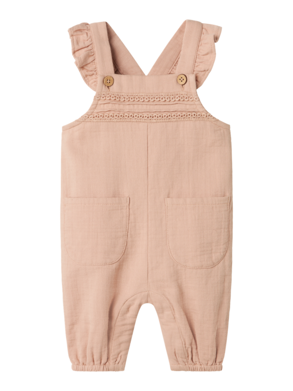 Lil Atelier Salene Loose Overall - Rugby Tan - 56 cm Lil Atelier Salene Loose Overall - Rugby Tan - 56 cm
