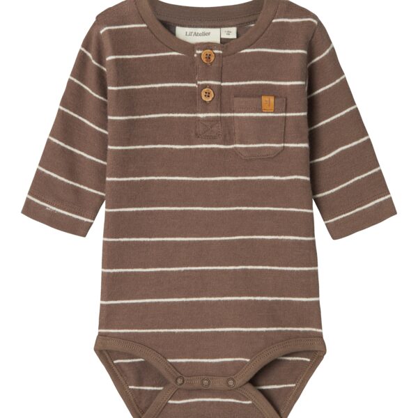 Lil Atelier Salim Slim Body - Shitake - 56 cm