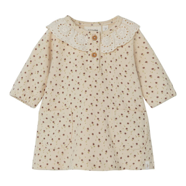 Lil Atelier Salina Kjole - Fog - 56 cm Lil Atelier Salina Kjole - Fog - 56 cm