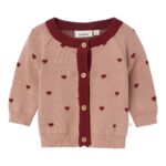 Lil Atelier Saran Knit Cardigan - Nougat - 56 cm