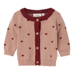 Lil Atelier Saran Knit Cardigan - Nougat - 56 cm