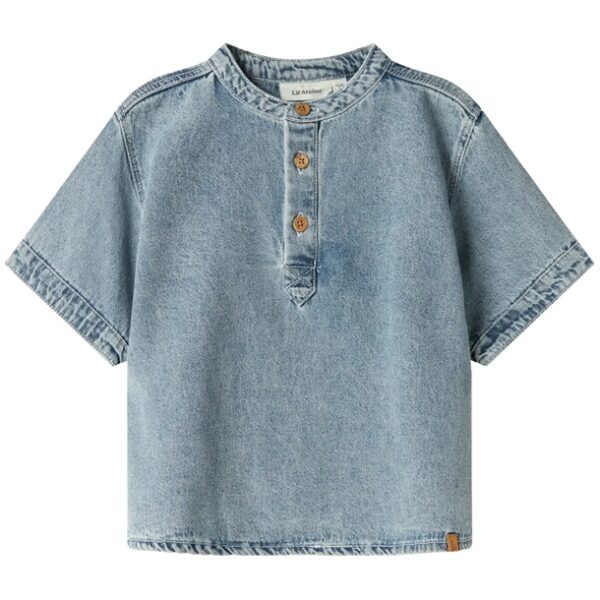 Lil Atelier Skjorte - NmmFundo - Medium Blue Denim