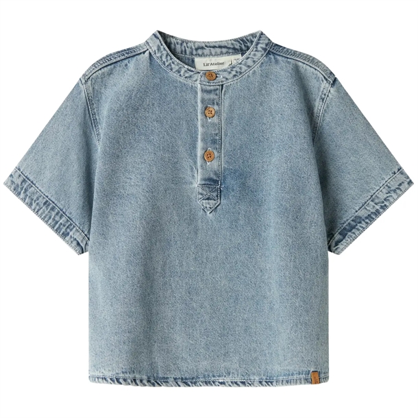 Lil Atelier Skjorte - NmmFundo - Medium Blue Denim