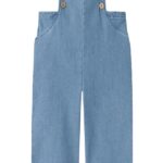 Lil Atelier Smækbukser Okaja Overalls Medium Blue Denim