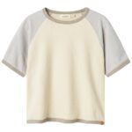 Lil Atelier T-shirt - NmmNunan Loose Top - Vapor Blue