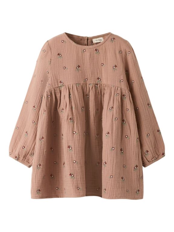 Lil Atelier Tamina Loose Dress - Roebuck - 92 cm