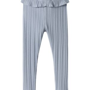 Lil Atelier Tansy Slim Leggings - Zen Blue - 92 cm