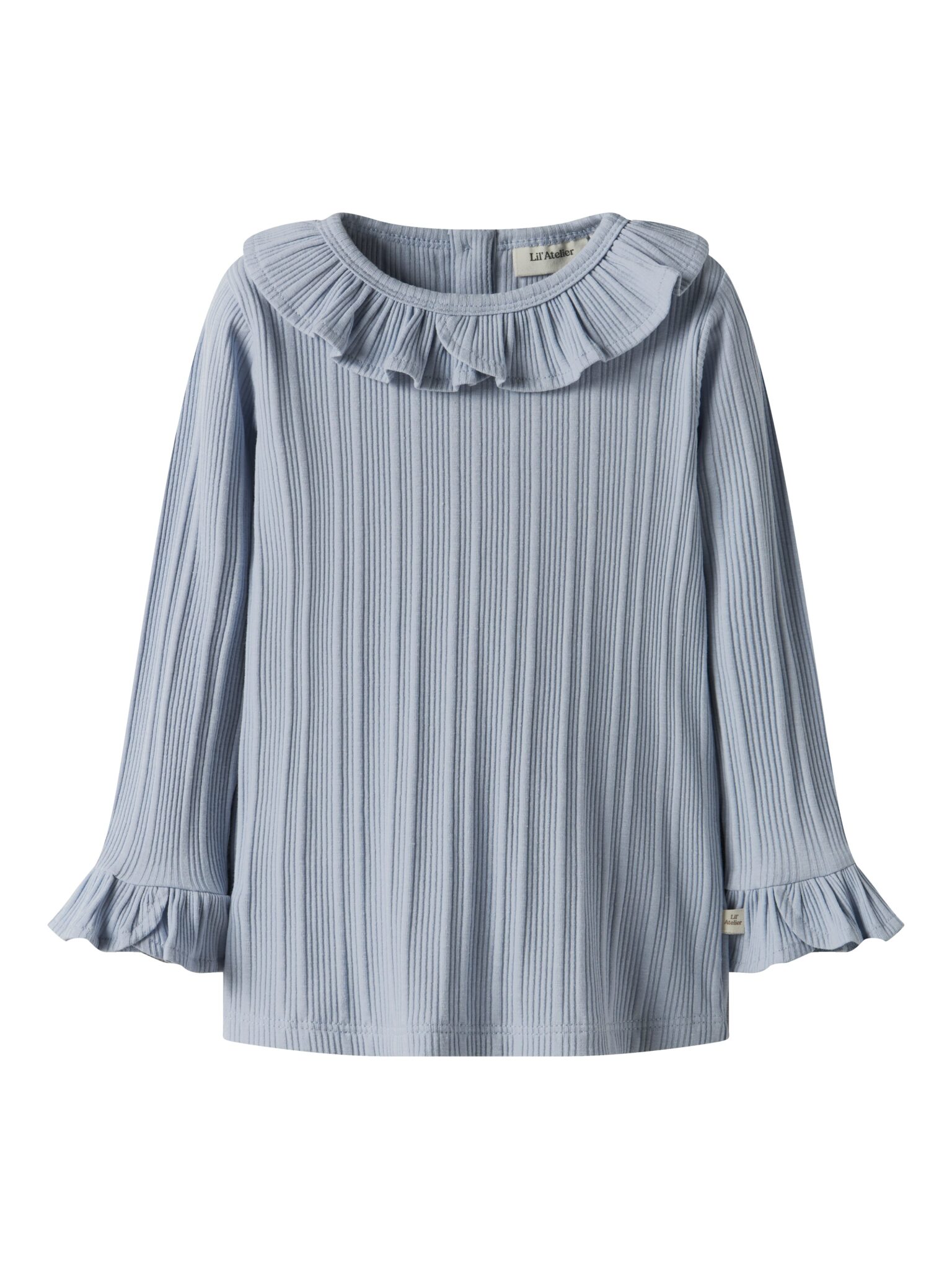 Lil Atelier Tansy Slim Top - Zen Blue - 92 cm