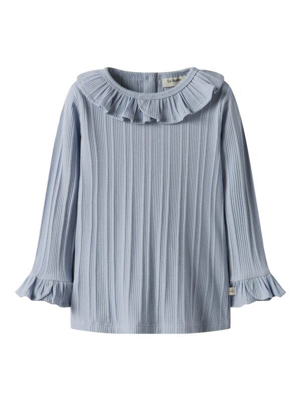 Lil Atelier Tansy Slim Top - Zen Blue - 92 cm