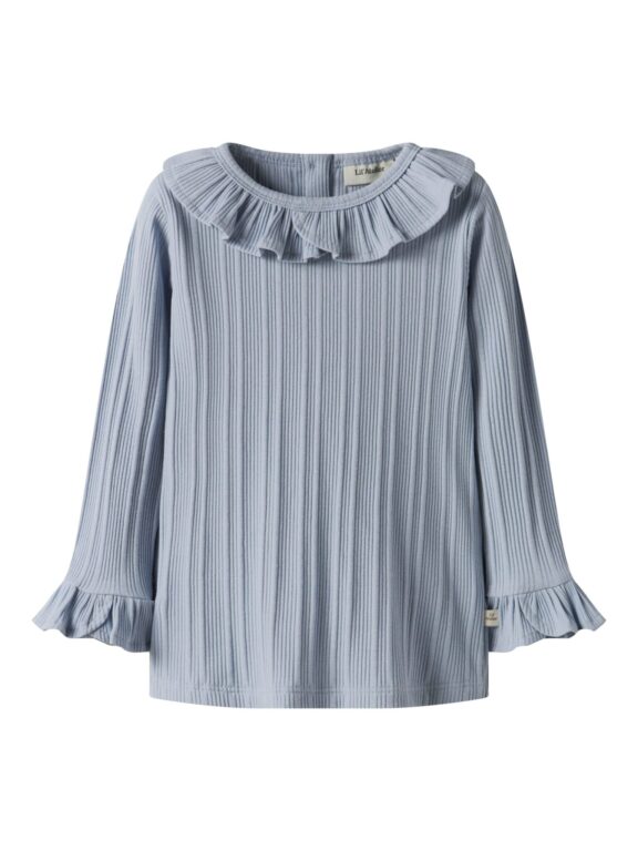 Lil Atelier Tansy Slim Top - Zen Blue - 92 cm