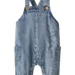 Lil Atelier Taya Loose Denim Overall - Medium Blue Denim - 56 cm