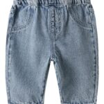 Lil Atelier Taya Loose Jeans - Medium Blue Denim - 56 cm