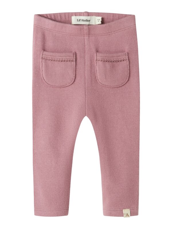 Lil Atelier Thora Huk Slim Leggings - Nostalgia Rose - 56 cm