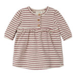 Lil Atelier Thoro Body Dress - Birch/Rosebrown - 56 cm