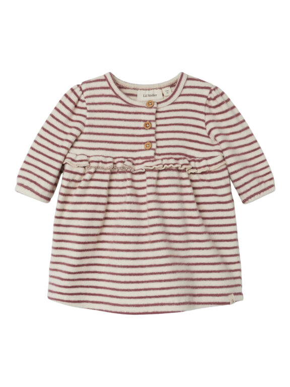 Lil Atelier Thoro Body Dress - Birch/Rosebrown - 56 cm Lil Atelier Thoro Body Dress - Birch/Rosebrown - 56 cm