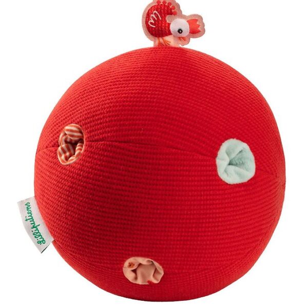 Lilliputiens Aktivitetsbold m. Rangle - Paulette - Rød/Multi