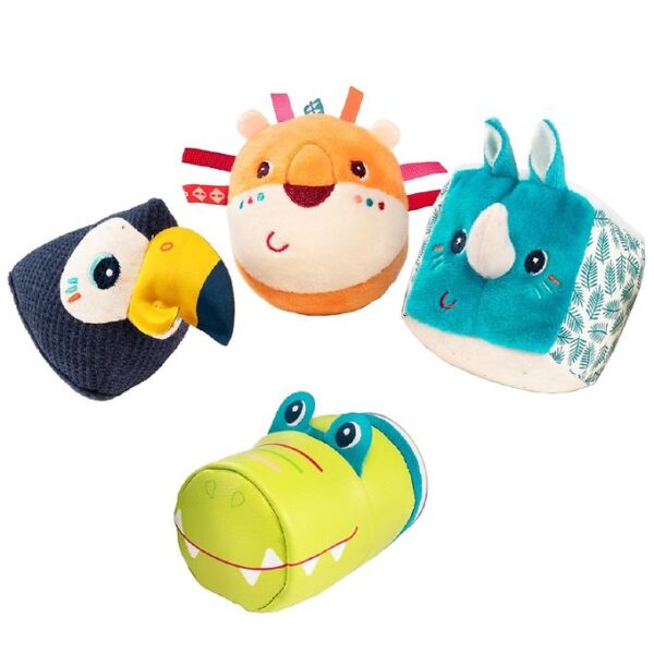 Lilliputiens Rangler - 4 stk. - Jungledyr