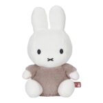 Miffy Kramme Bamse 25 cm - Fluffy Taupe