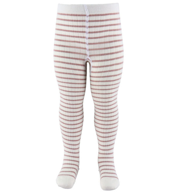 MP Strømpebukser - Rib - Bambus - Kallie - Wood Rose
