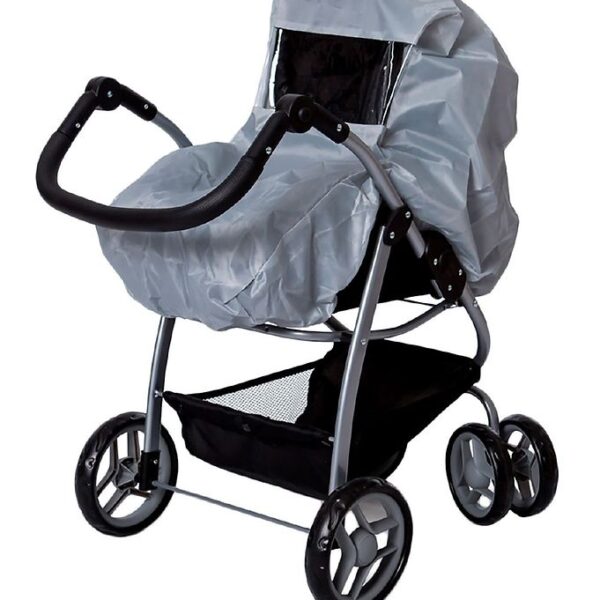 MaMaMeMo Dukke Regnslag - Grå