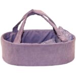 MaMaMeMo Dukkelift - Fløjl - 35 cm - Lavender
