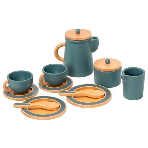 MaMaMeMo Kaffestel - Træ - Emerald Green MaMaMeMo Kaffestel - Træ - Emerald Green