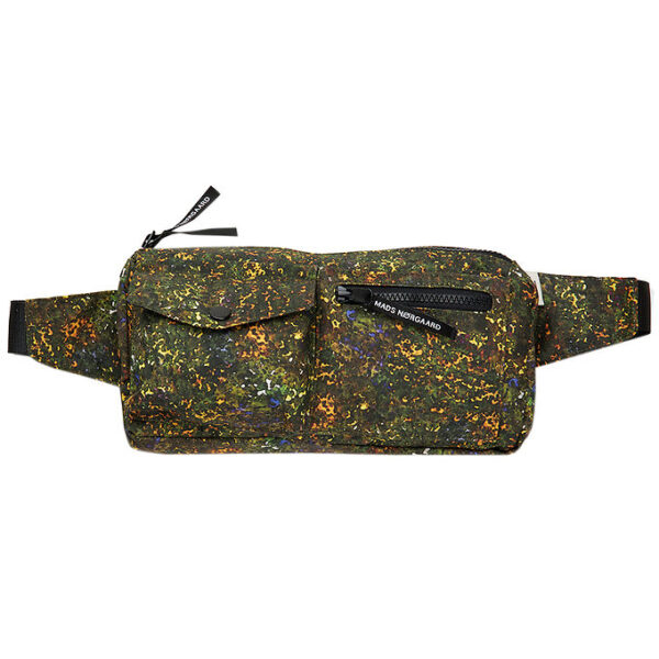 Mads Nørgaard Bæltetaske - Bel One Art Carni - Field AOP/Olive B