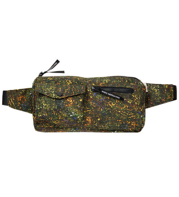 Mads Nørgaard Bæltetaske - Bel One Art Carni - Field AOP/Olive B