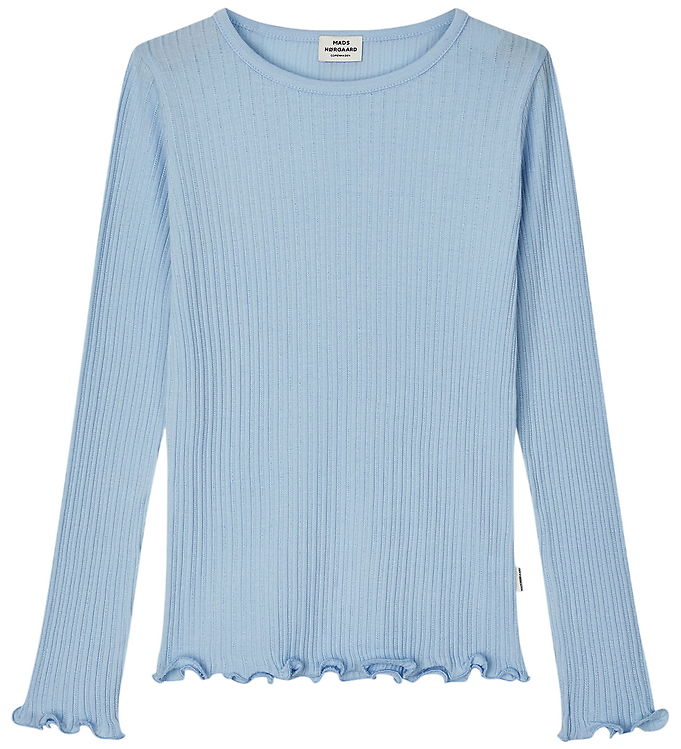 Mads Nørgaard Bluse - Rib - Hulmønster - Pointella Trudy - Cashm