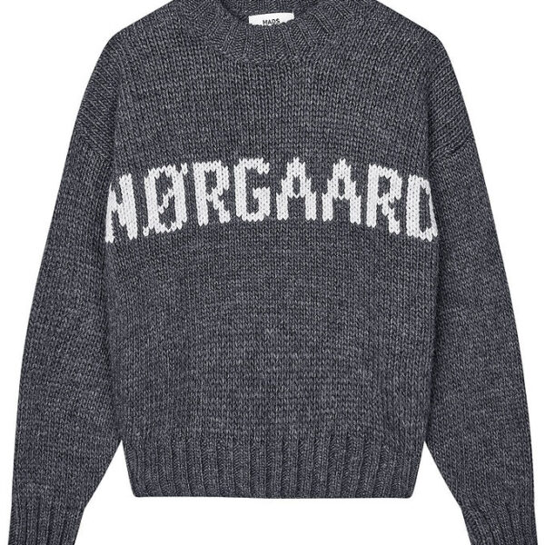 Mads Nørgaard Bluse - Strik - Crash Tilonina - Charcoal Melange/